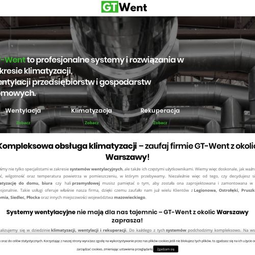 Systemy wentylacyjne - Warszawa