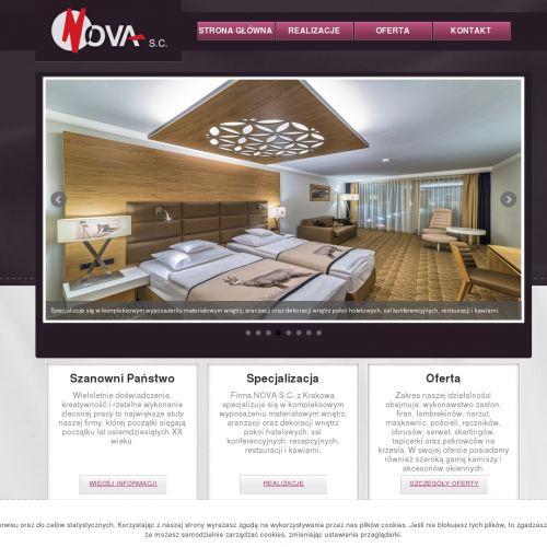 Firany do restauracji - Kraków