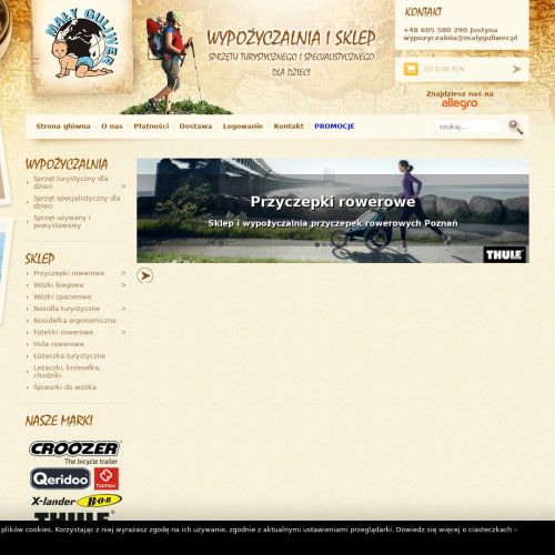 Przyczepka rowerowa hamax dla dziecka sklep