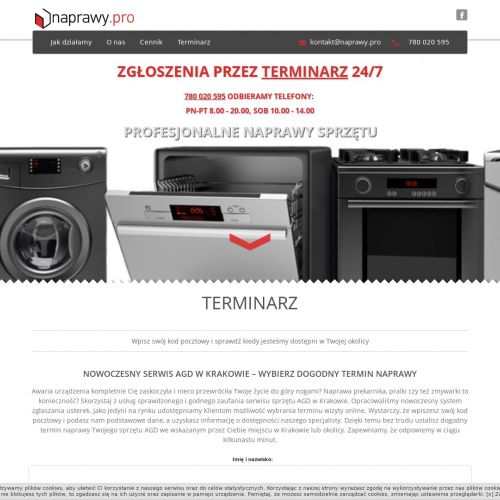 Naprawa sprzętu agd w Krakowie