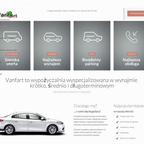 Wypożyczalnia samochodów dostawczych śląsk w Gliwicach