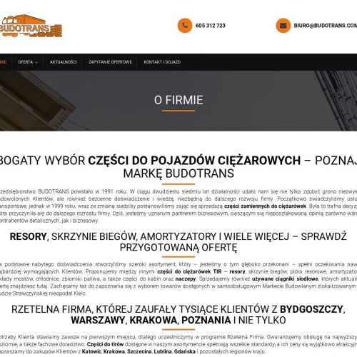 Części do tirów