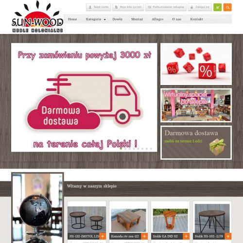 Stoliki kolonialne - łódź