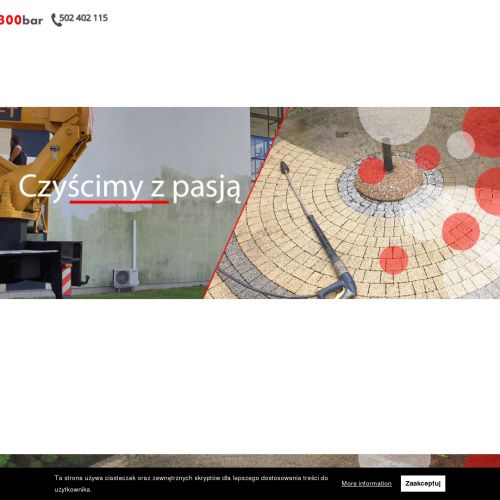 Mycie chodników - Poznań