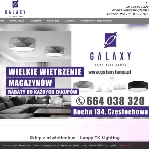 Częstochowa - klasyczna lampa stojąca tk lighting