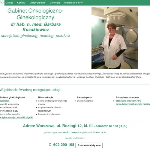 Ginekolog antykoncepcja w Warszawie
