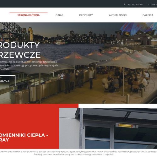 Promiennik podczerwieni do altany w Poznaniu