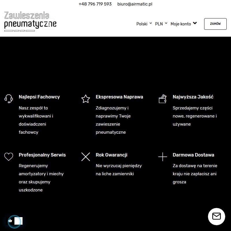Zawieszenie pneumatyczne audi a6 c7