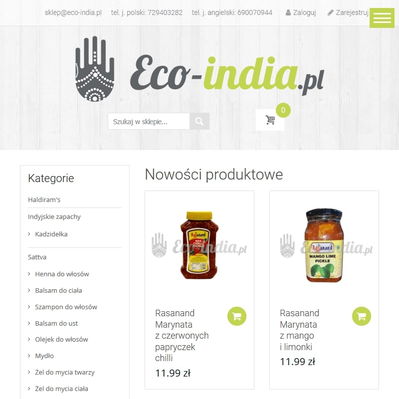 Oryginalne przekąski z indii