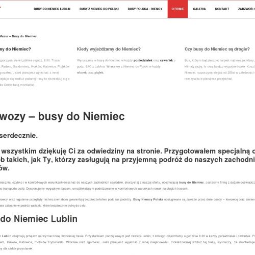 Kraków - bus polska niemcy