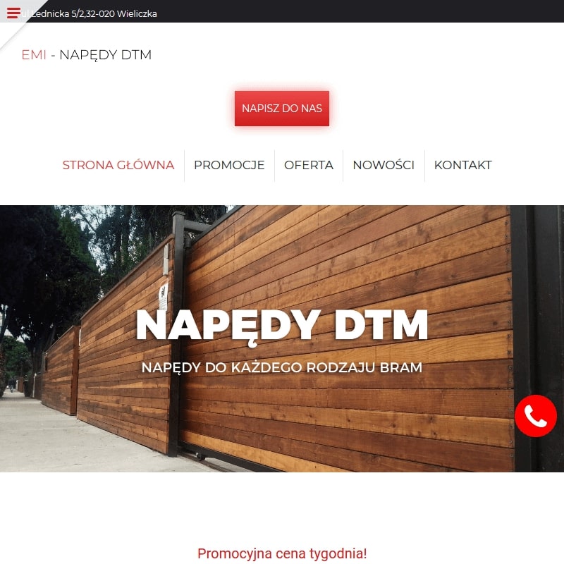 Systemy do bramy przesuwnych dtm - Kraków