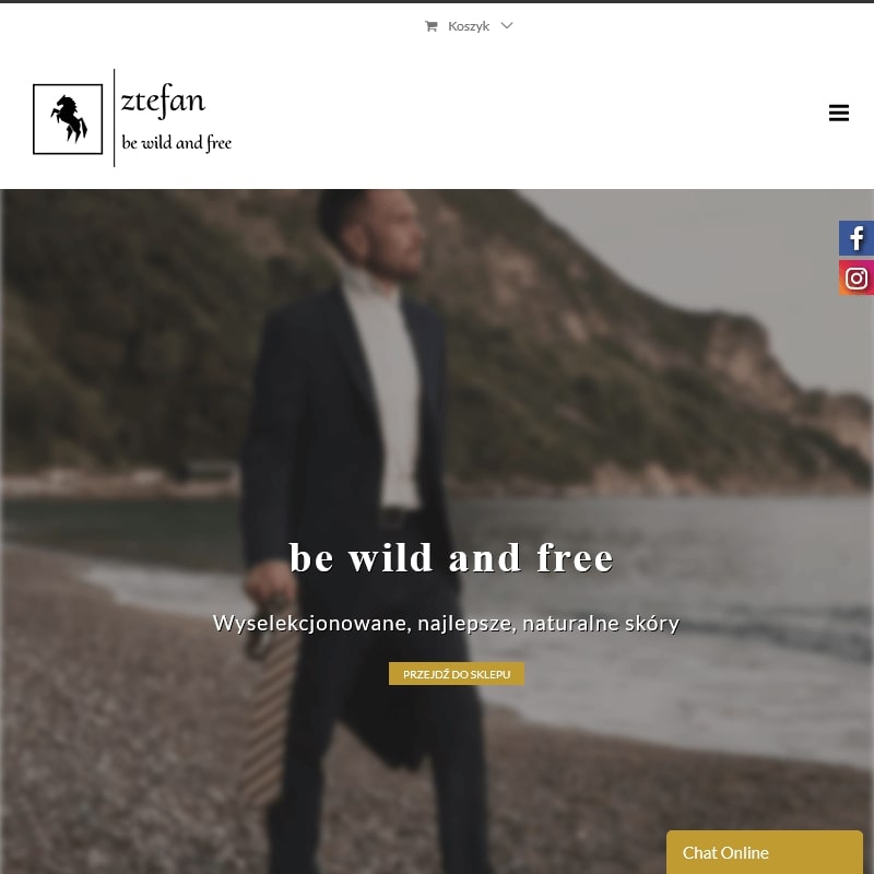 Nóż damasceński myśliwski