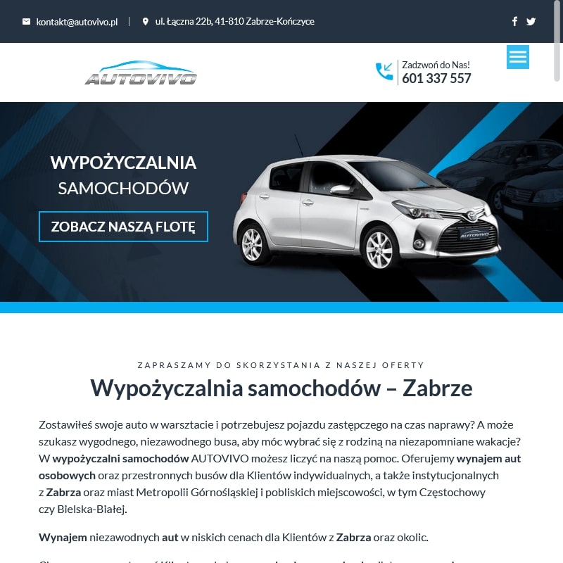 Wynajem samochodów Zabrze