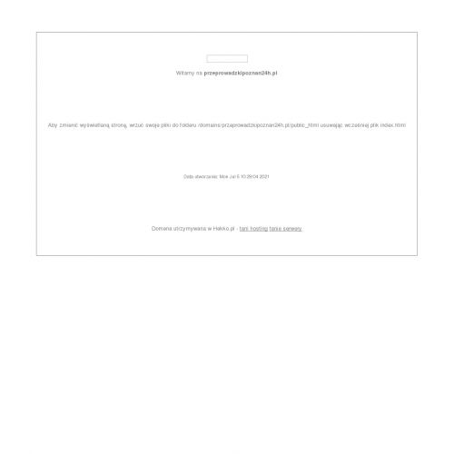 Poznań - przeprowadzki poznań 24h