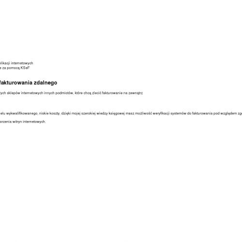 Biuro księgowe Brzesko