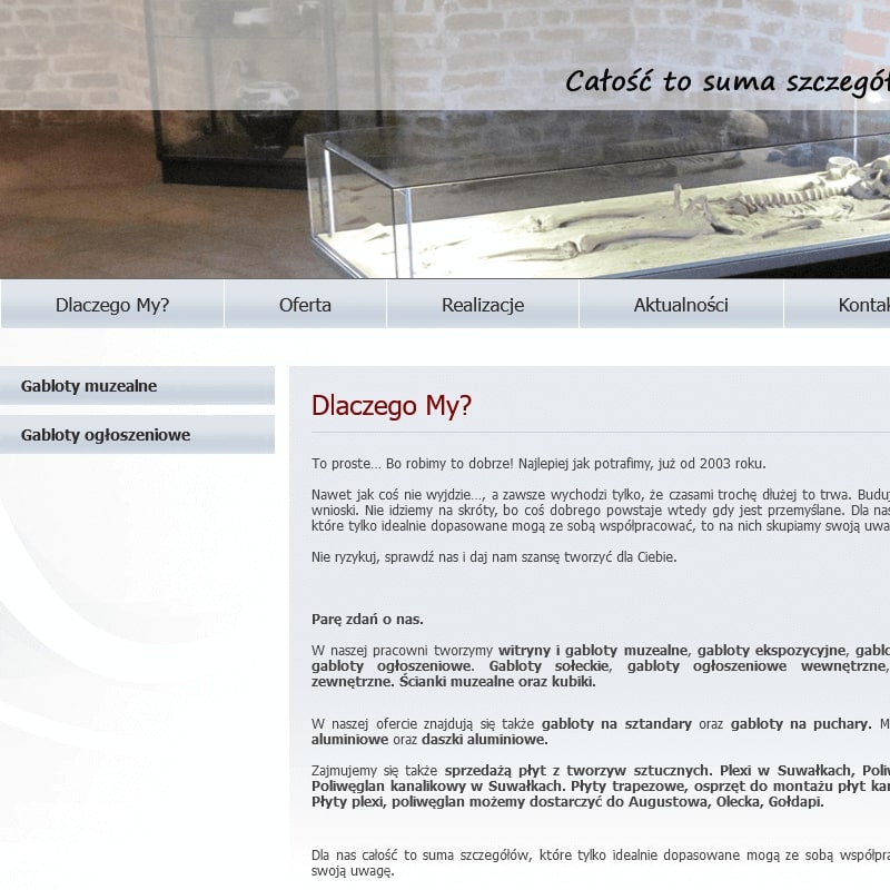 Gabloty muzealne - Suwałki