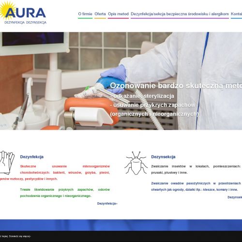 Kraków - dezynfekcja