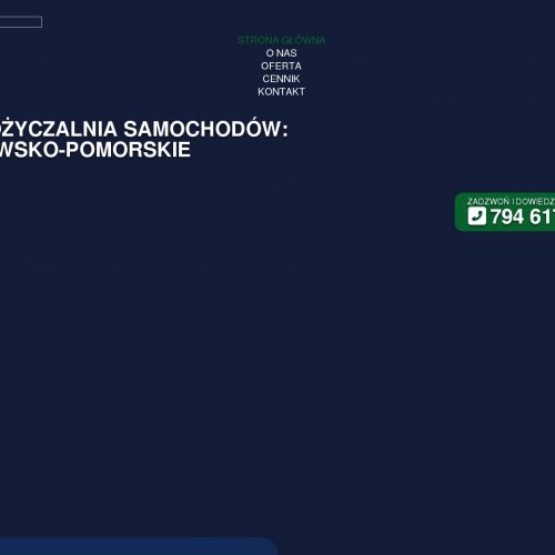 Wypożyczalnia aut lotnisko w Inowrocławiu