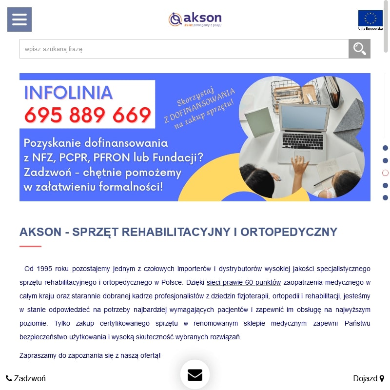Sklep medyczny akson w Gdyni
