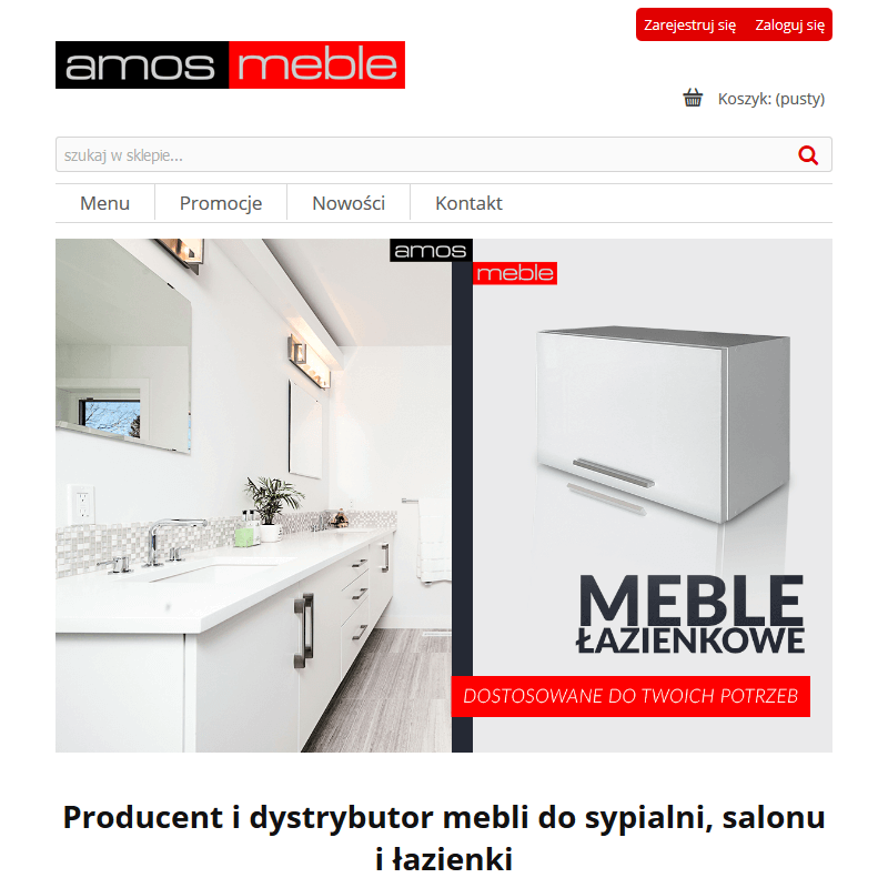 Szafka łazienkowa na klik push open - Kępno