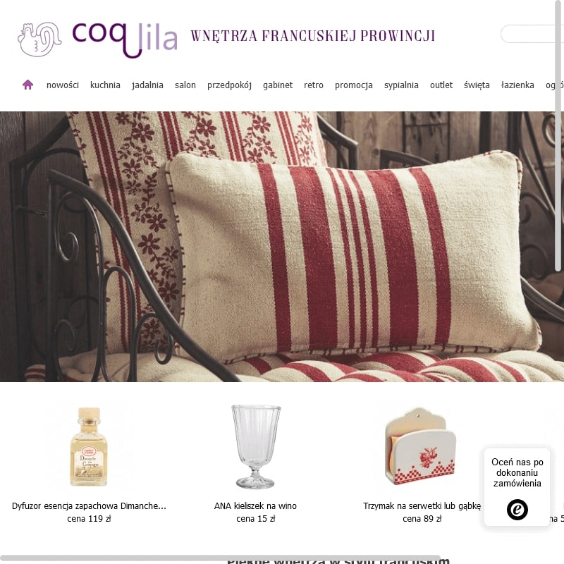 Wystrój wnętrz w stylu prowansalskim