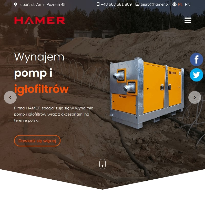 Wrocław - odwodnienie wykopów budowlanych