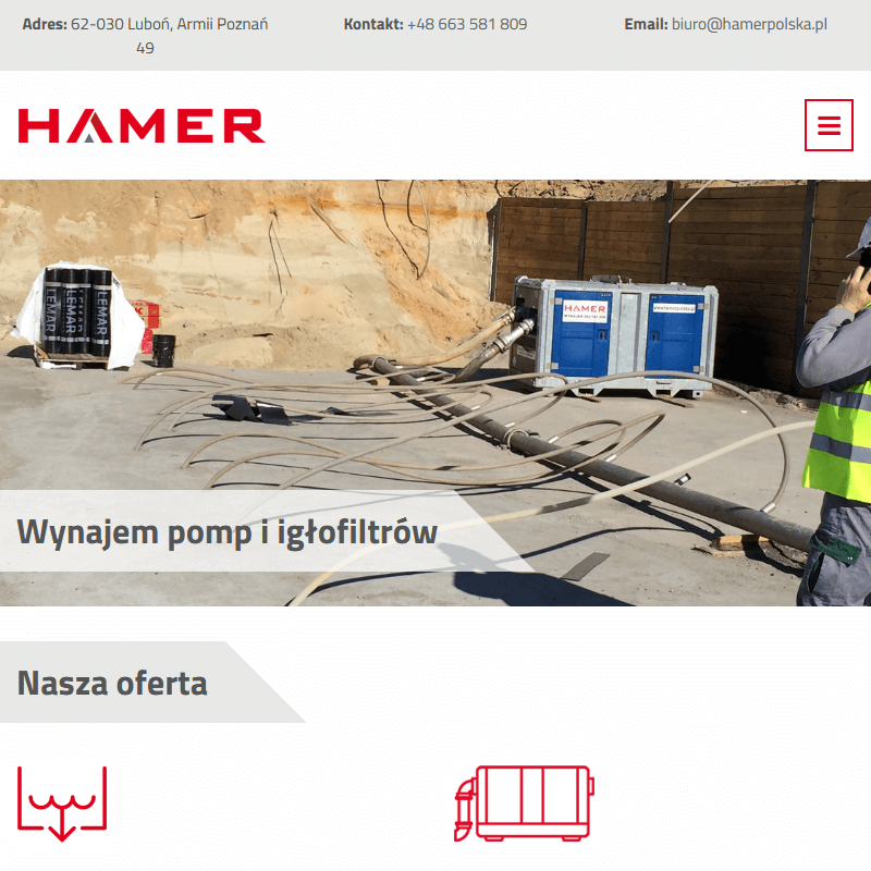 Wynajem igłofiltrów cena