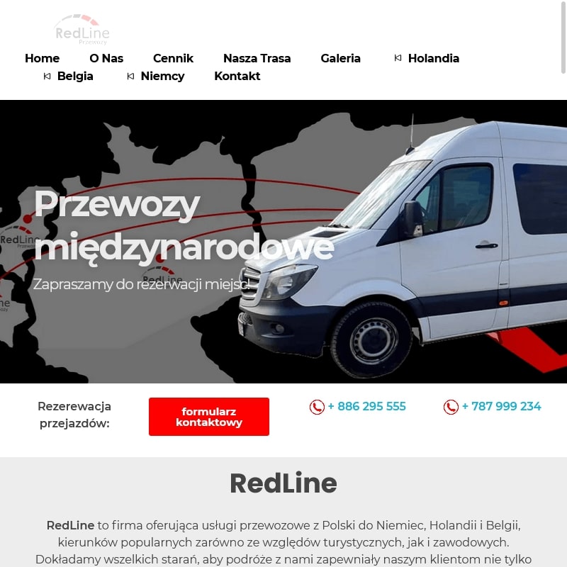 Przewóz osób polska holandia