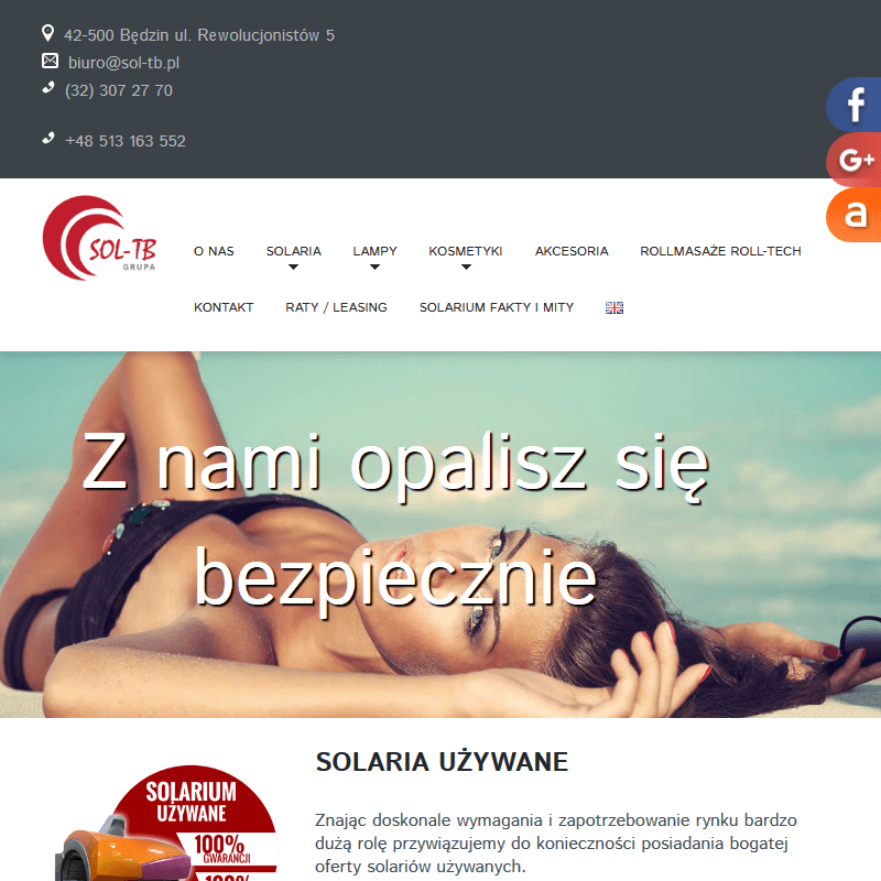 Stojące solarium w Katowicach