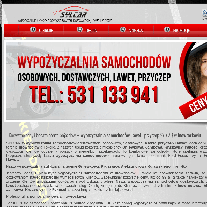 Wypożyczalnia lawet - Janikowo