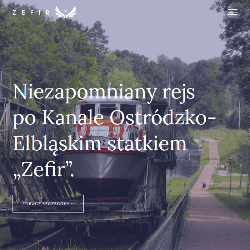Rejsy kanałem elbląskim